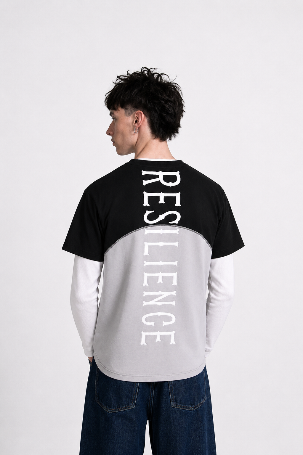 Resilience: Patched Streetwear Tee